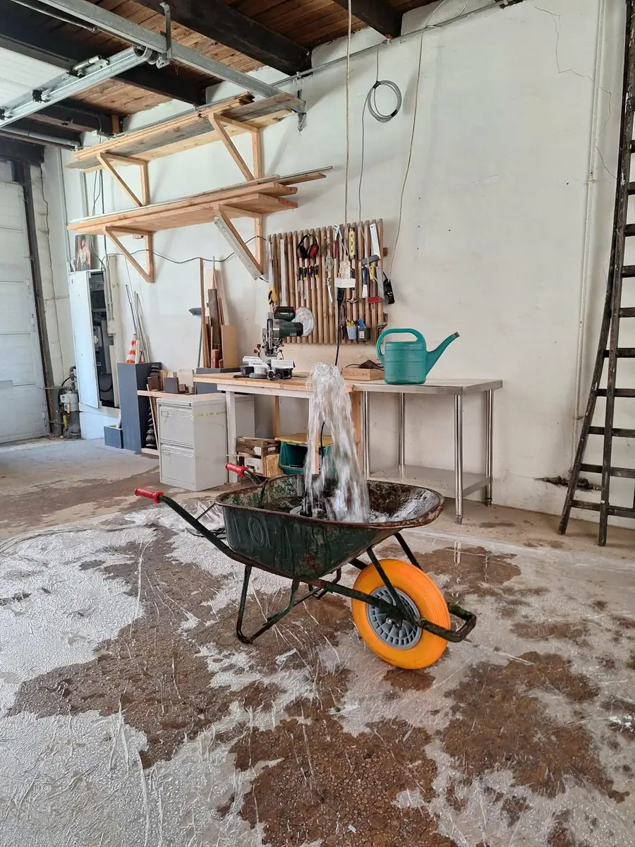 In het atelier van Zeli Bauwens