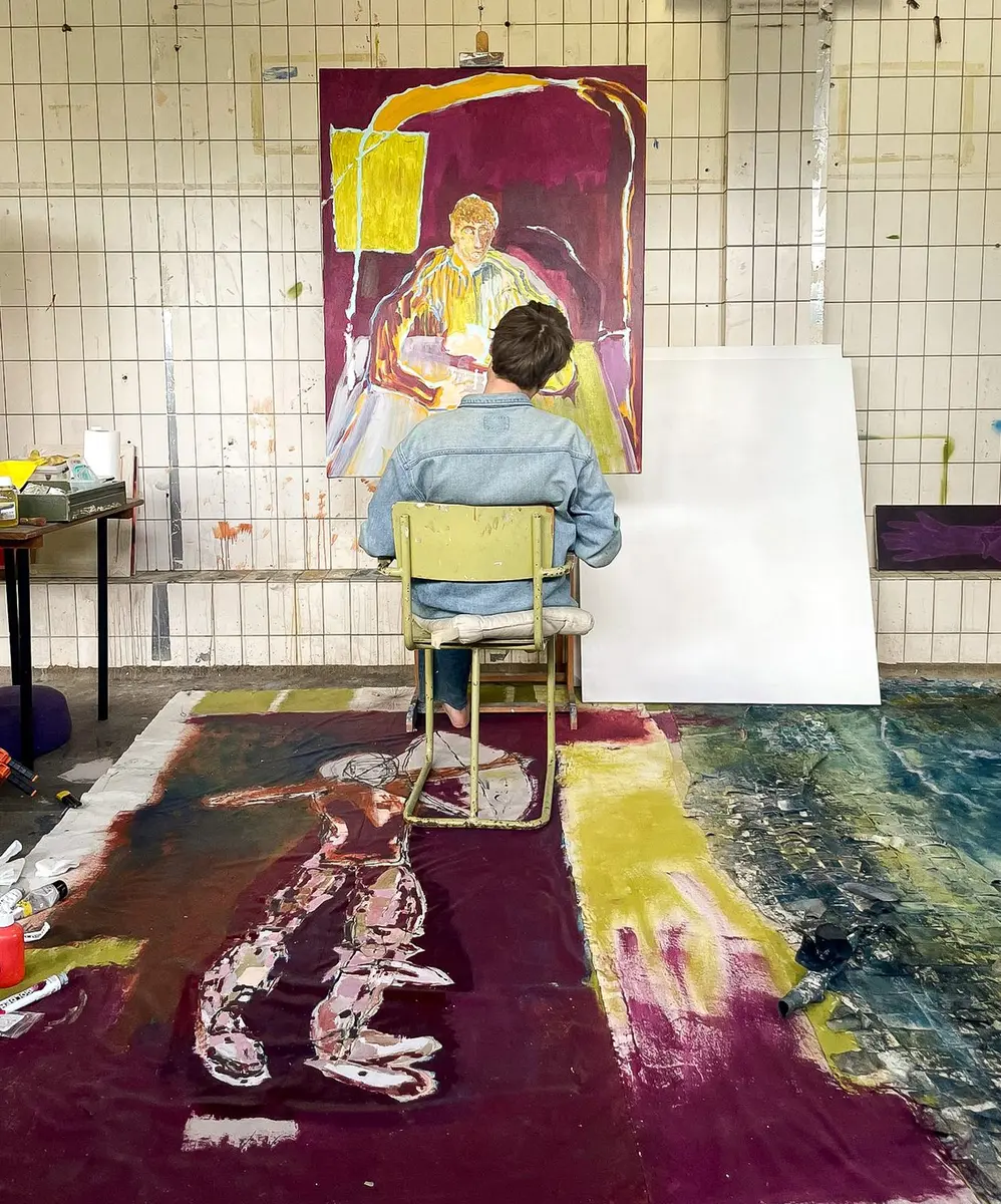 In het atelier van Nout Schoonhoven